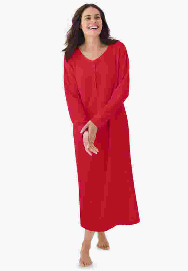 Thermal Henley Nightgown image number 0
