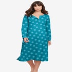 Thermal Henley Nightgown image number null