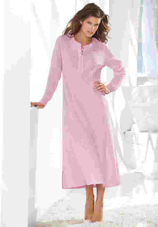 Thermal Henley Nightgown image number 3