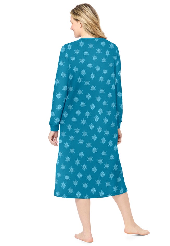 Thermal Henley Nightgown image number 1