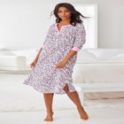 Thermal Henley Nightgown image number null