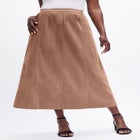 Stretch Denim Jegging Skirt image number 0