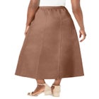 Stretch Denim Jegging Skirt image number 1
