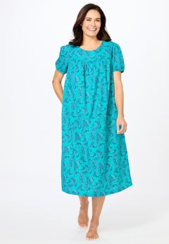 Short Print Shirred Lounger