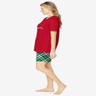 Knit PJ Short Set image number null