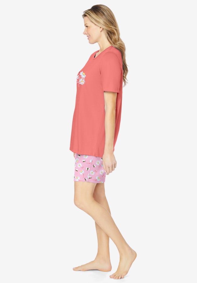 Knit PJ Short Set image number 2