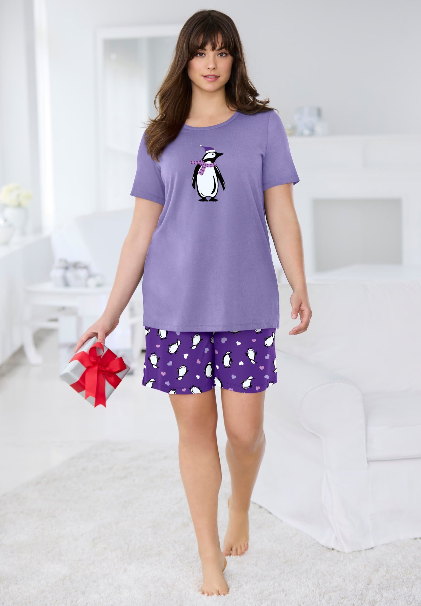 Knit PJ Short Set image number 6