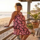 Print Sleeveless Square Neck Lounger image number null