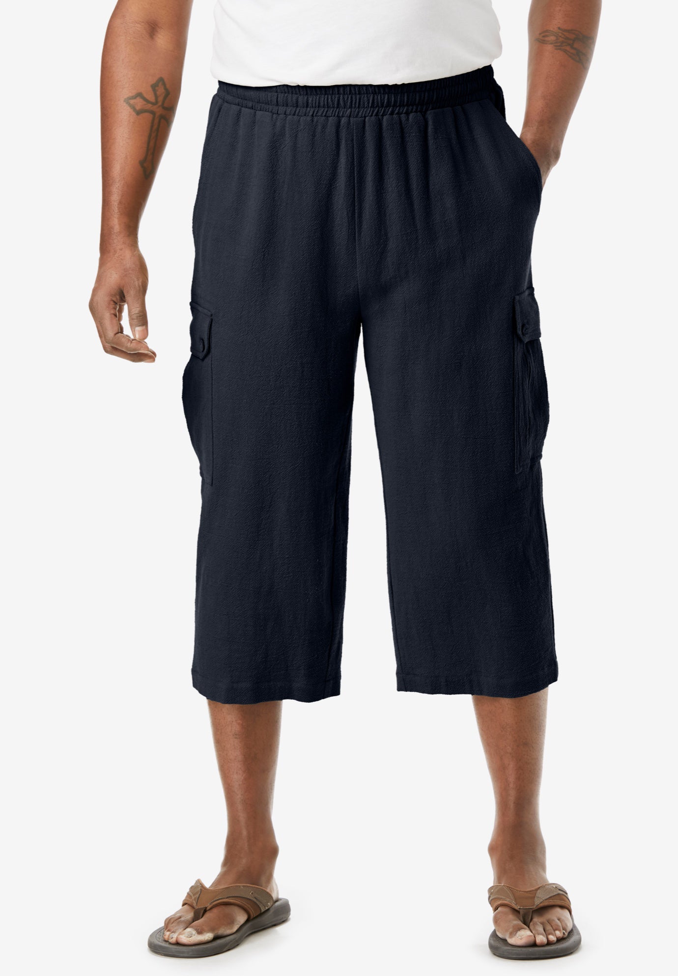 Gauze Cargo Judo Shorts image number 1