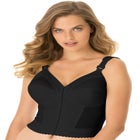 Front-Close Wireless Longline Posture Bra image number 0