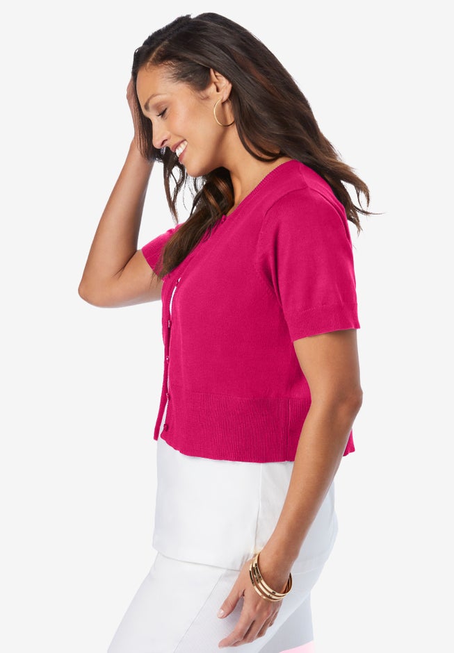 Jewel-Neck Shrug image number 2