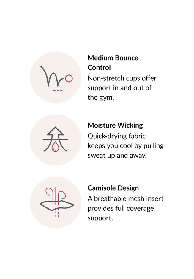 Glamorise® No-Bounce Camisole Sport Bra image number 3