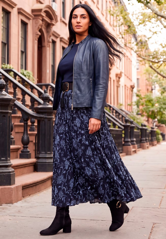 Flowing Crinkled Maxi Skirt image number 2