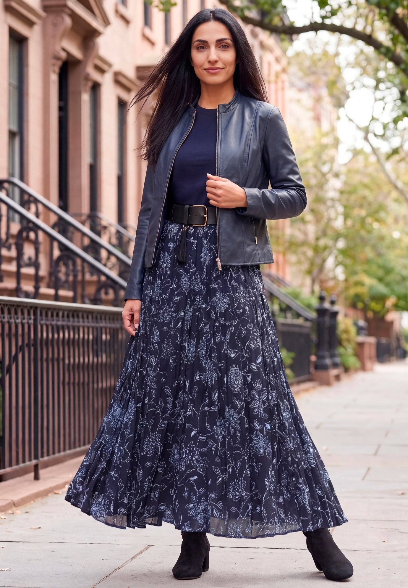 Flowing Crinkled Maxi Skirt image number 0