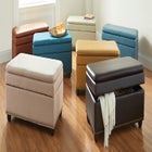 400 lbs. Weight Capacity Extra Wide Studded Ottoman image number 1