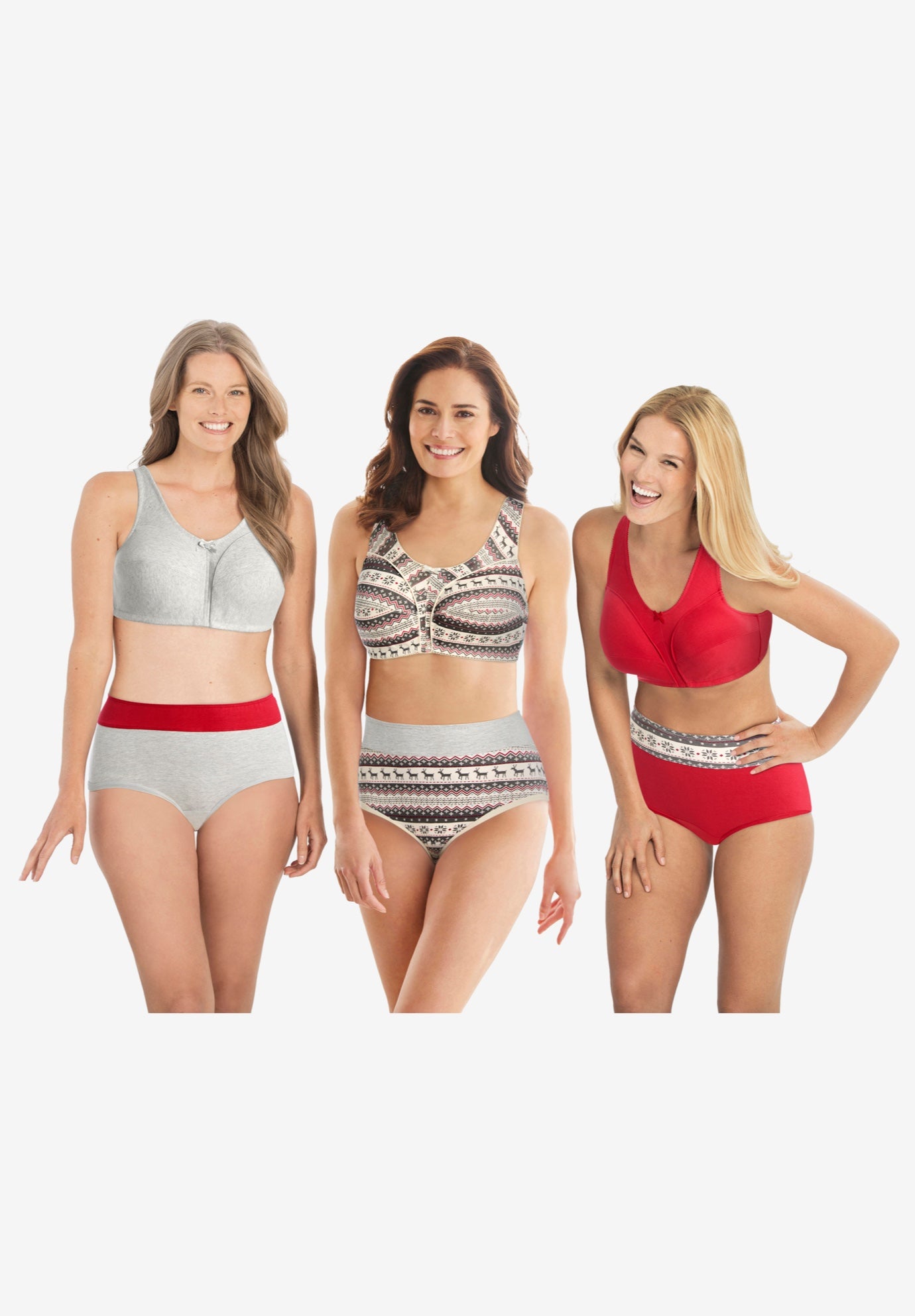 Full Coverage Stretch Cotton Color Block Brief 3-Pack image number 2