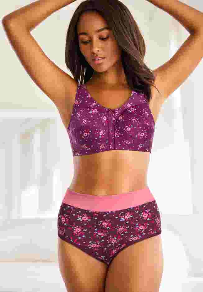 Full Coverage Stretch Cotton Color Block Brief 3-Pack image number 3