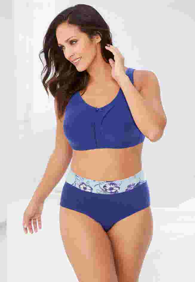 Full Coverage Stretch Cotton Color Block Brief 3-Pack image number 5