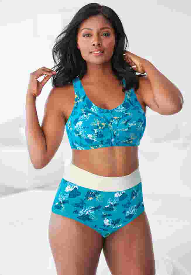 Full Coverage Stretch Cotton Color Block Brief 3-Pack image number 6
