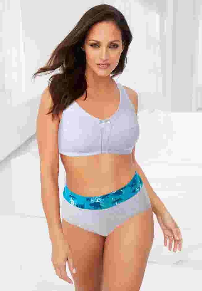 3-Pack Cotton Wireless Bra image number 5