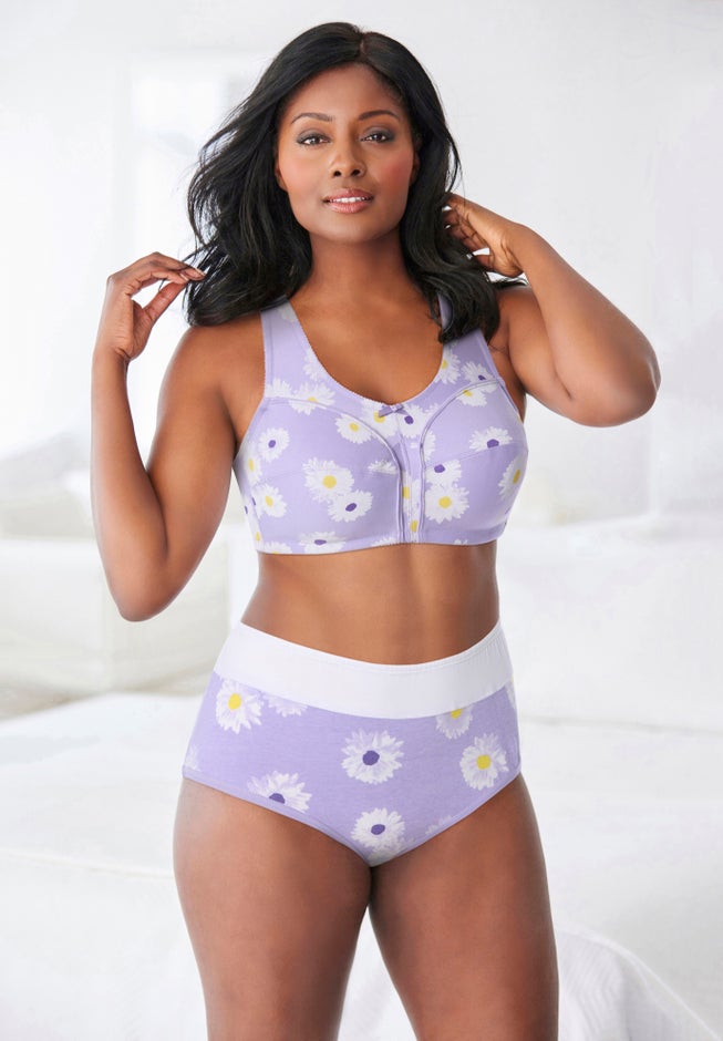 3-Pack Cotton Wireless Bra image number 6