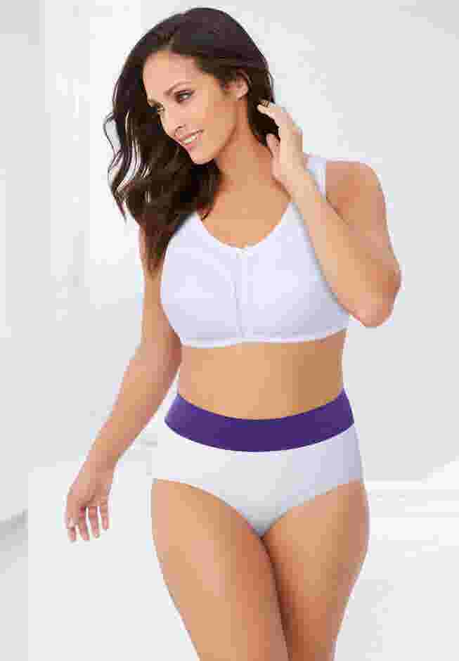 Full Coverage Stretch Cotton Color Block Brief 3-Pack image number 9