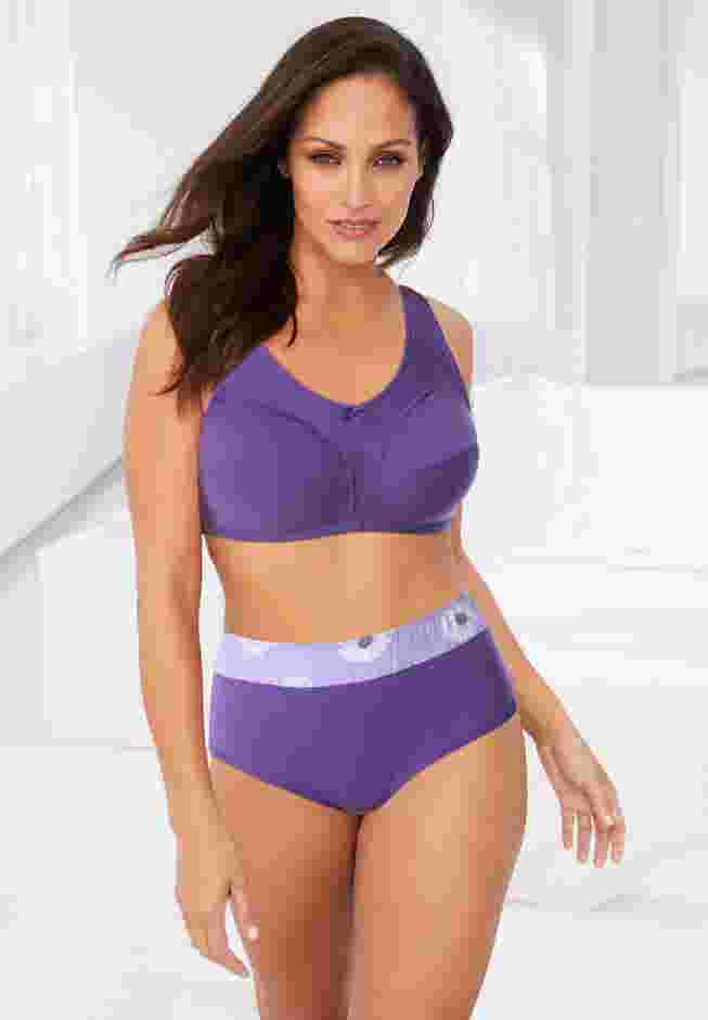 Full Coverage Stretch Cotton Color Block Brief 3-Pack image number 10