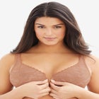 Glamorise&reg; Wonderwire&reg; Stretch Lace Front-Close Underwire Bra image number null