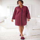 Dreams & Co.&reg; flannel slipper image number 7