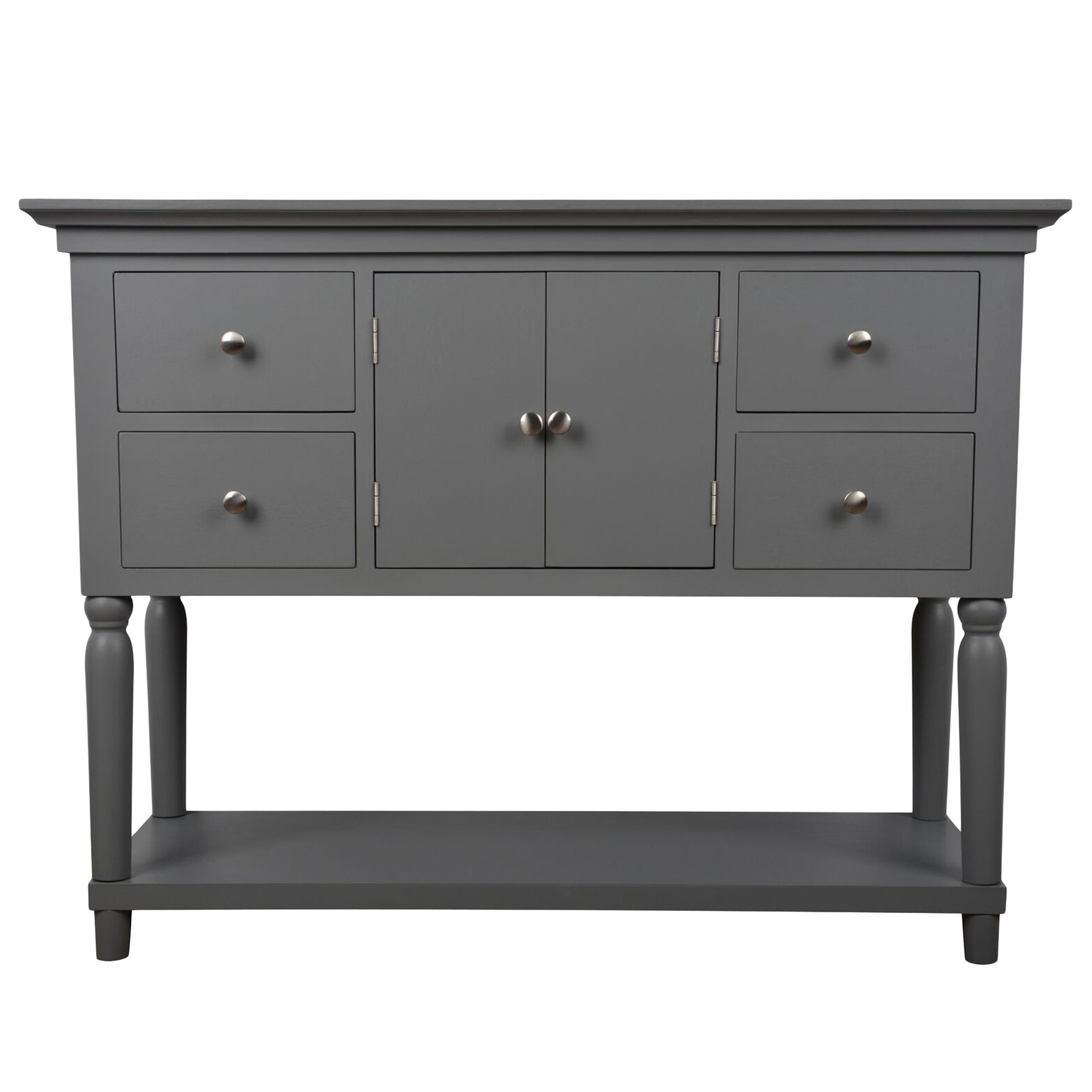 Taylor 4-Drawer Console, GRAY