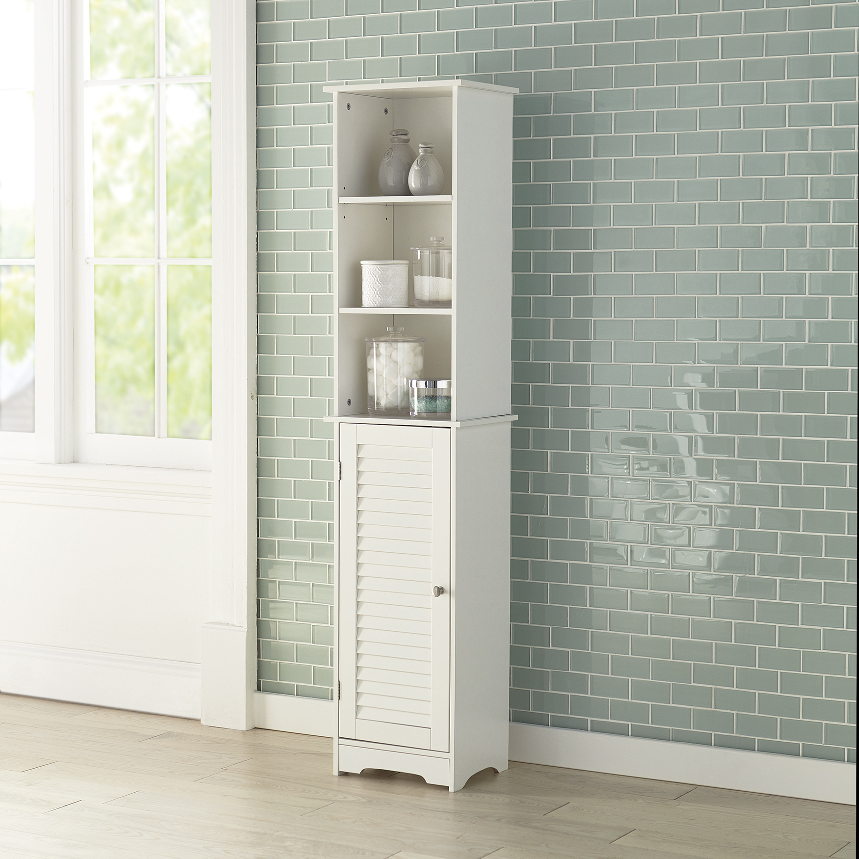 Louvre Tall Cabinet, WHITE
