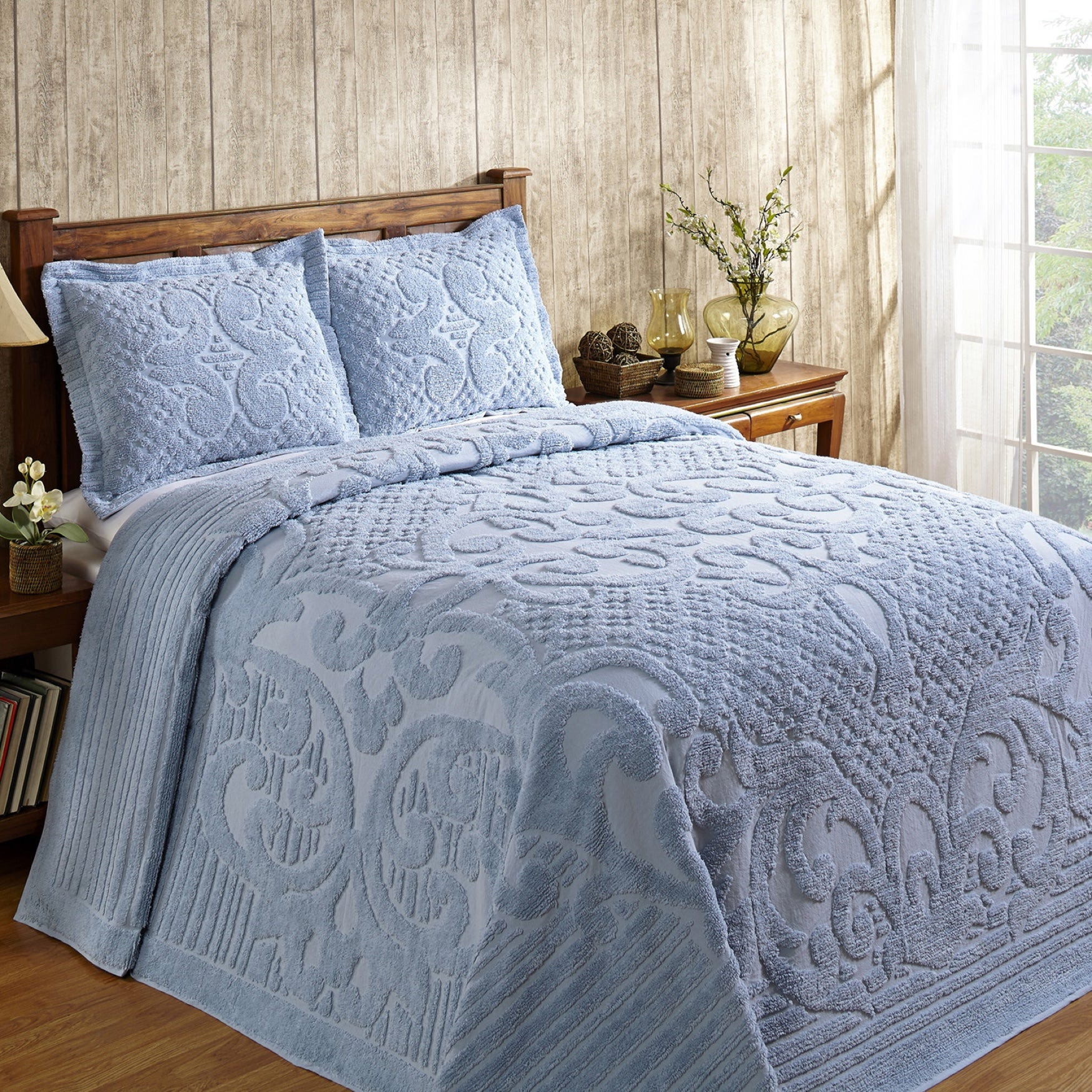 Ashton Collection Tufted Chenille Bedspread by Better Trends Ellos