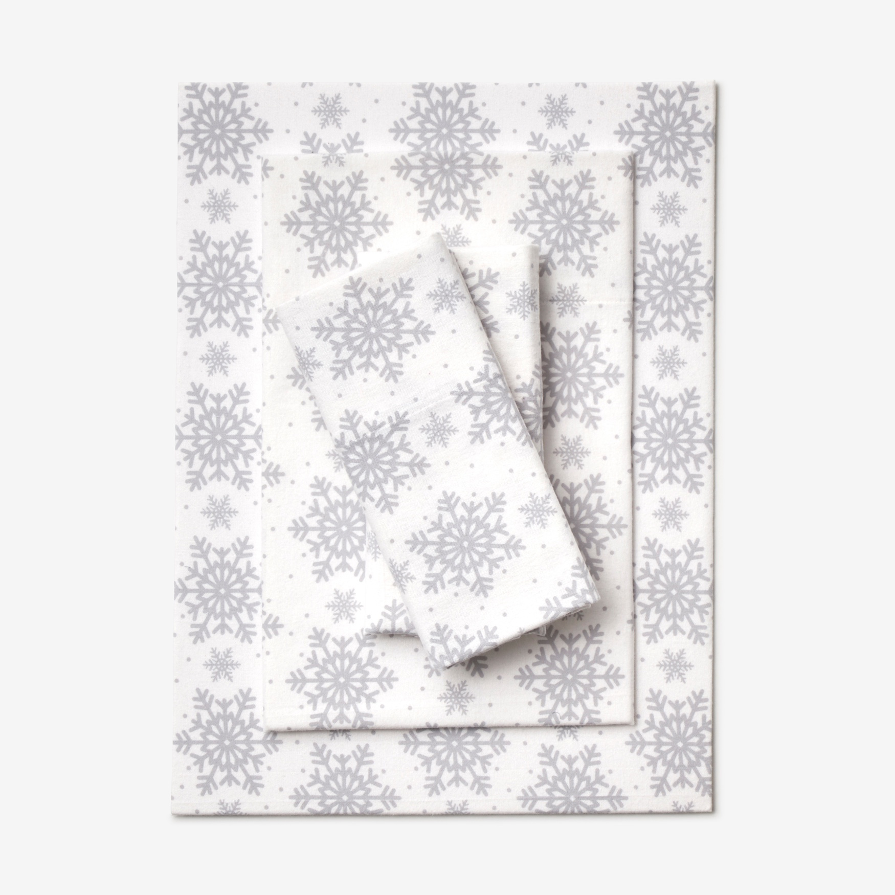 Cotton Flannel Print Sheet Set, 