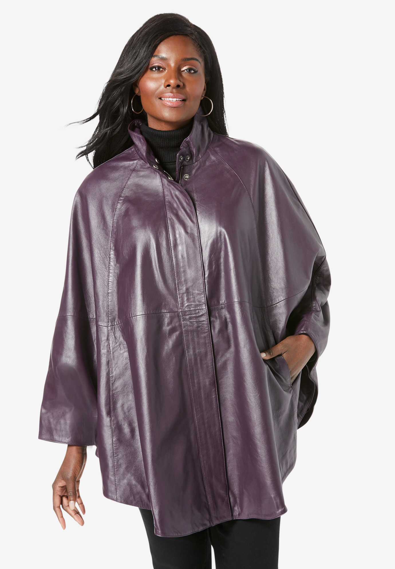 Leather Poncho, 
