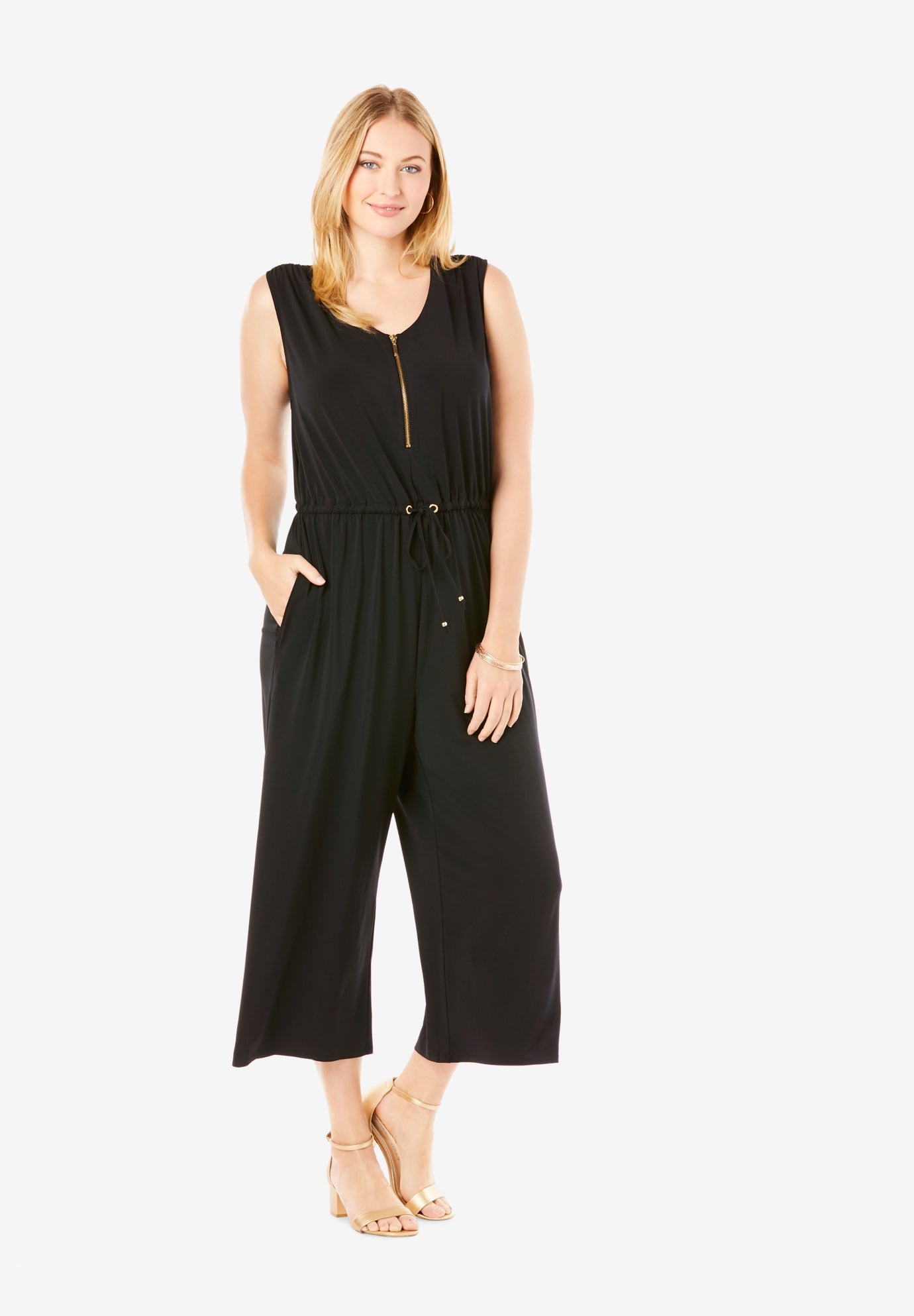 one piece wide leg jumpsuit