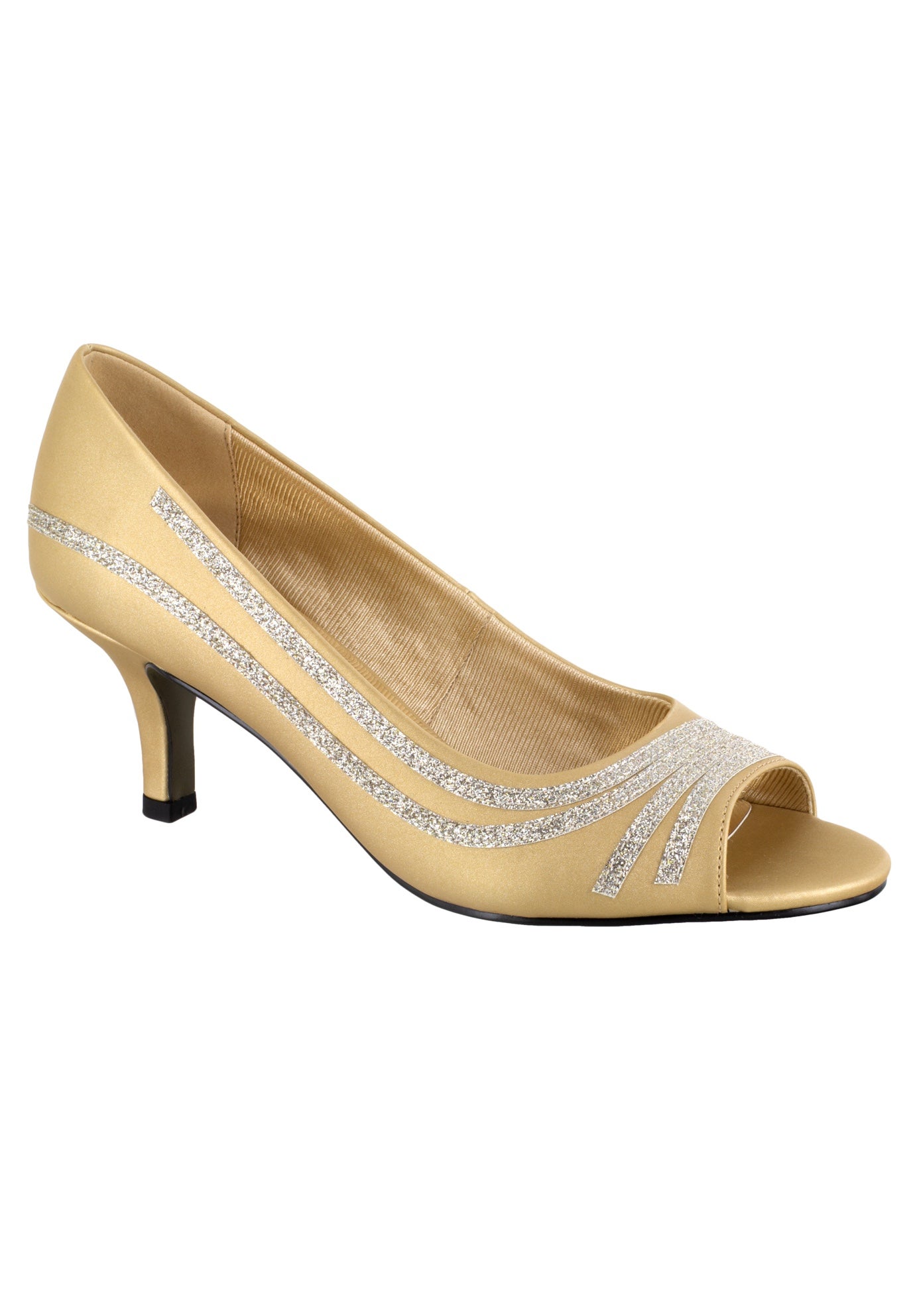 easy street gold shoes