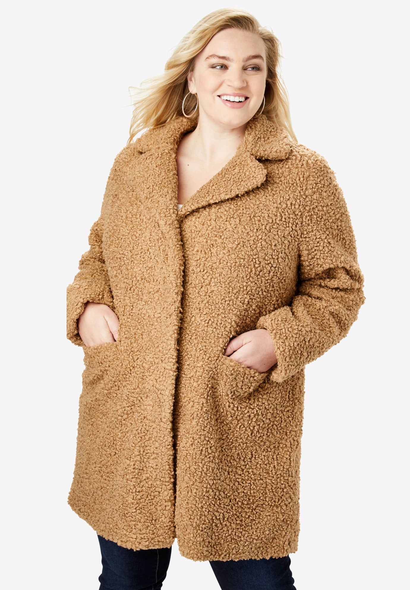 size 20 teddy coat