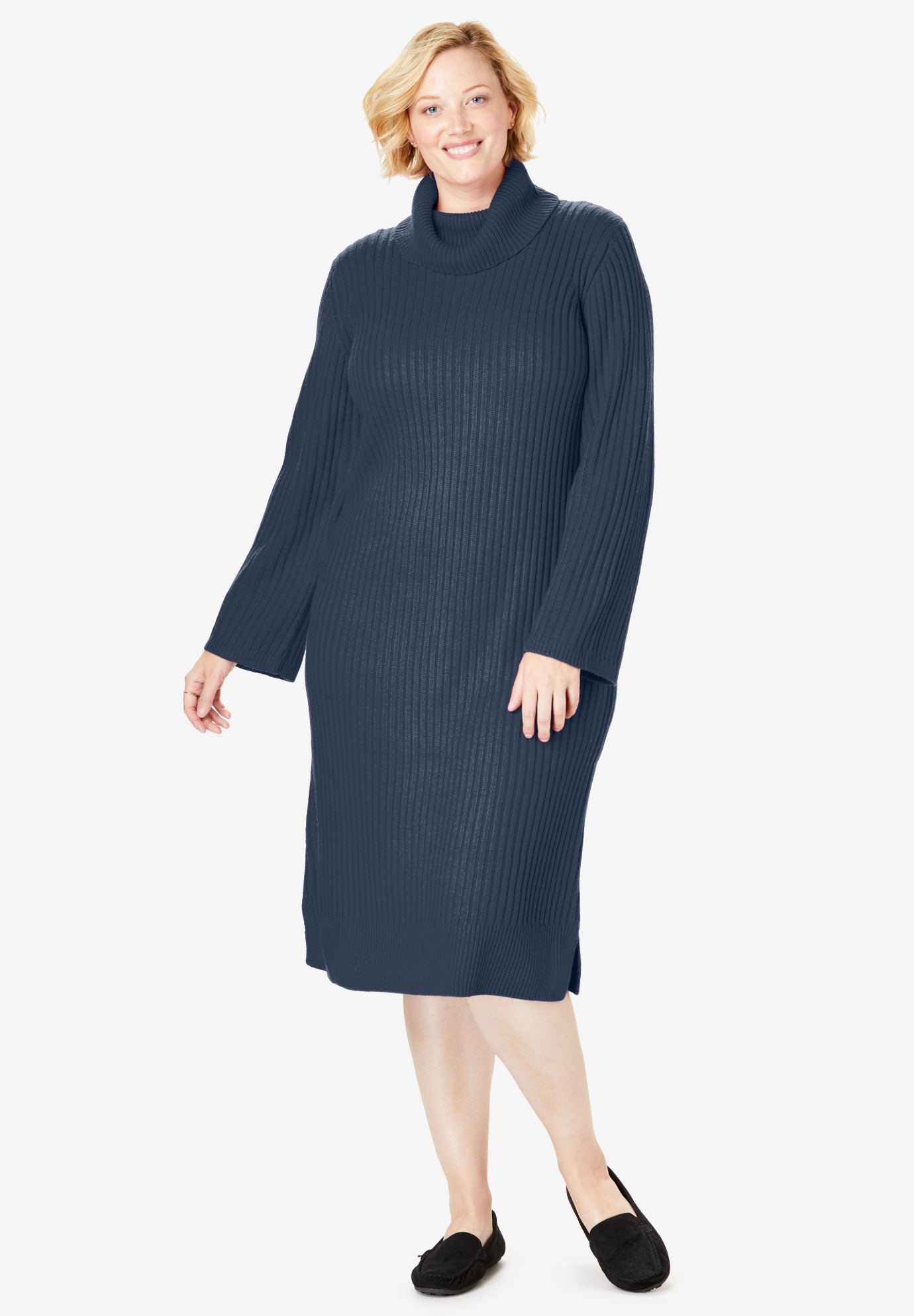 sweater turtle neck dresses