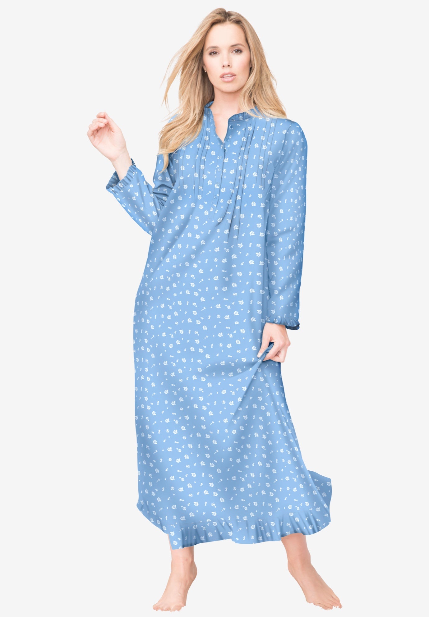 flannel long gowns