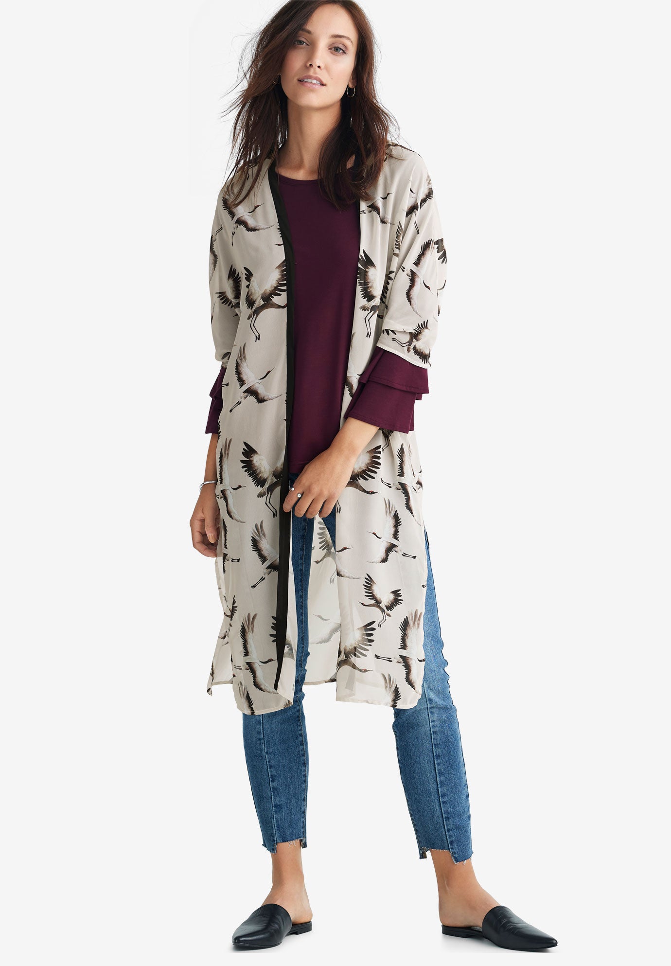 open caftan
