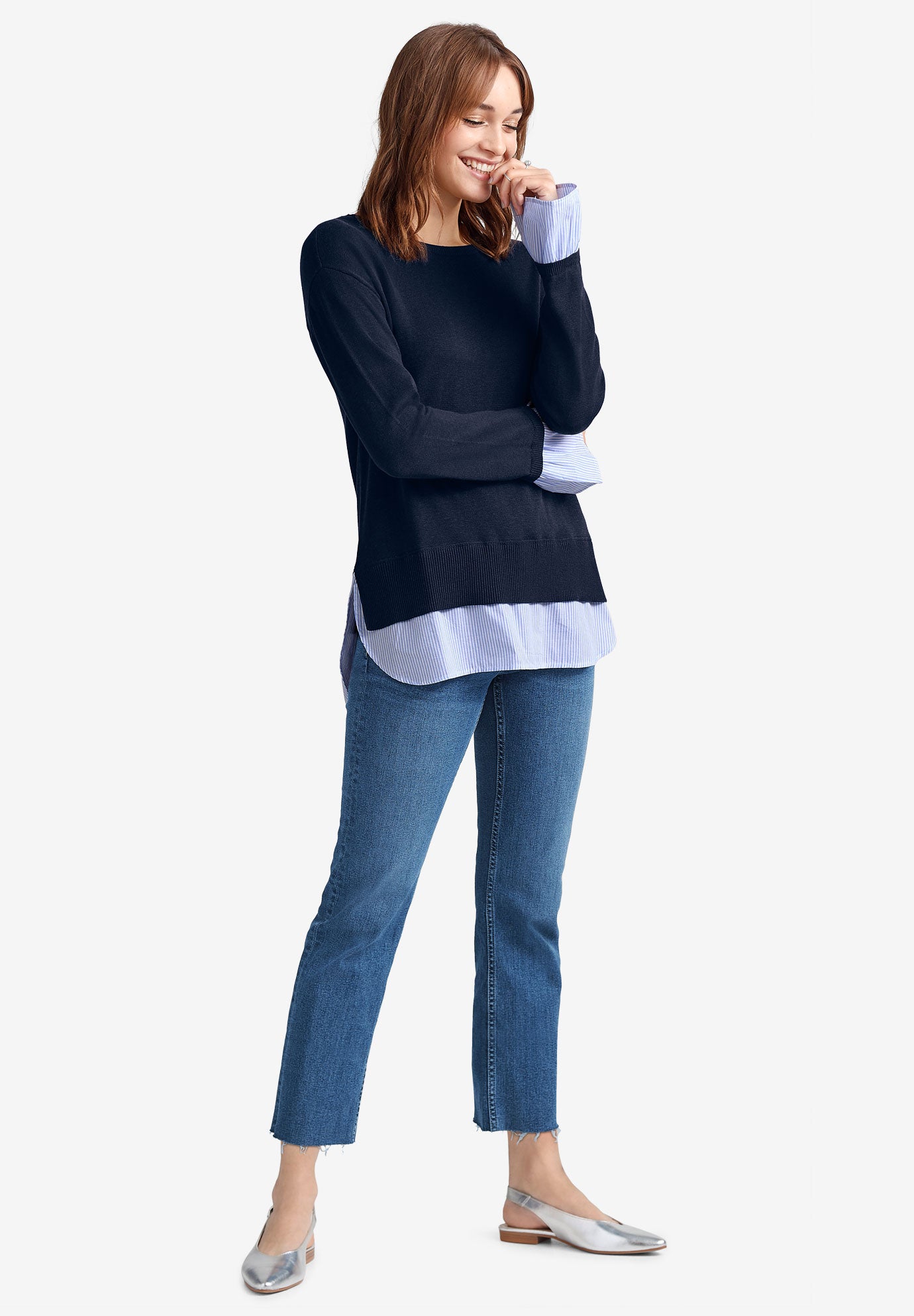 layered sweater