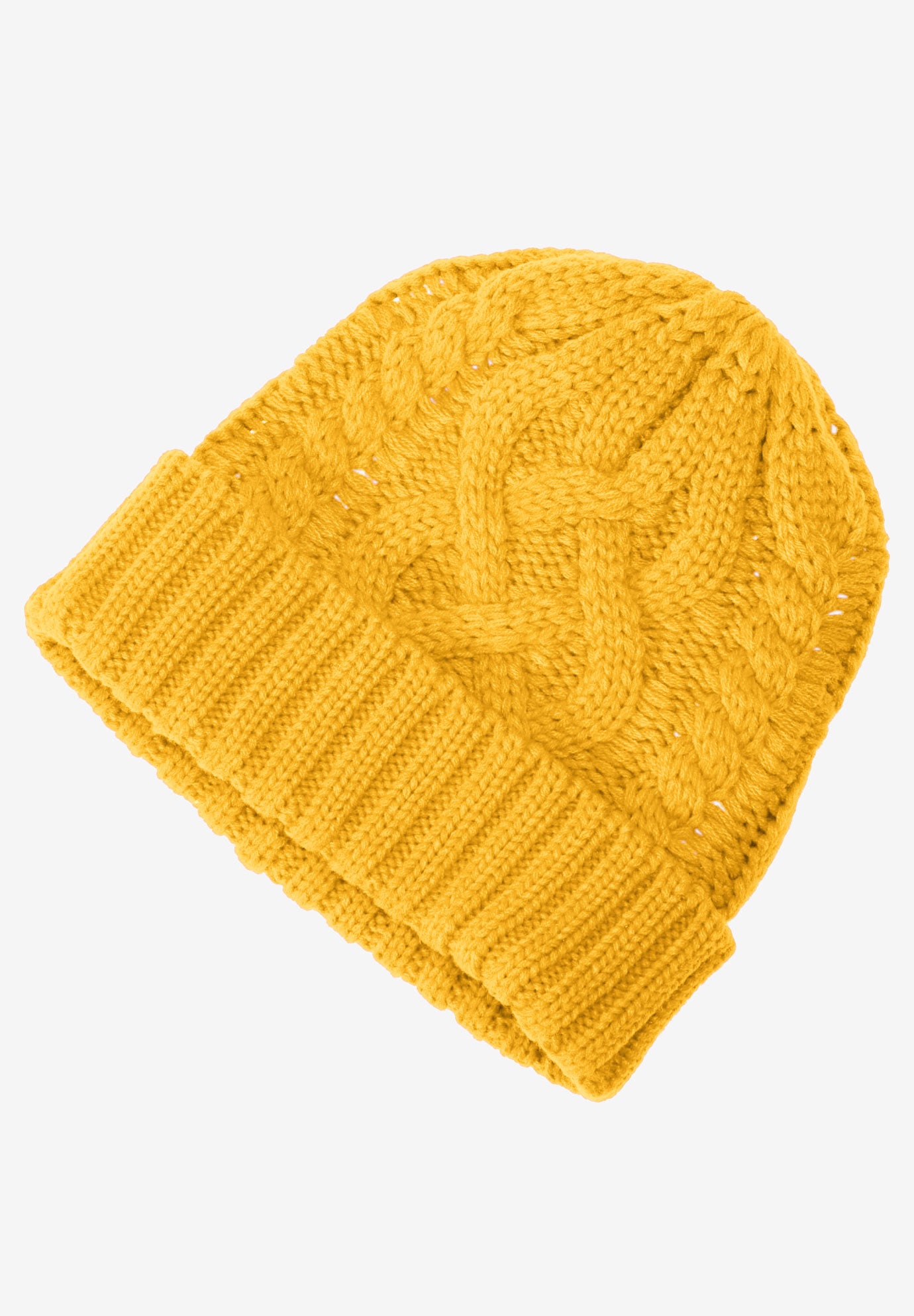cable knit hat