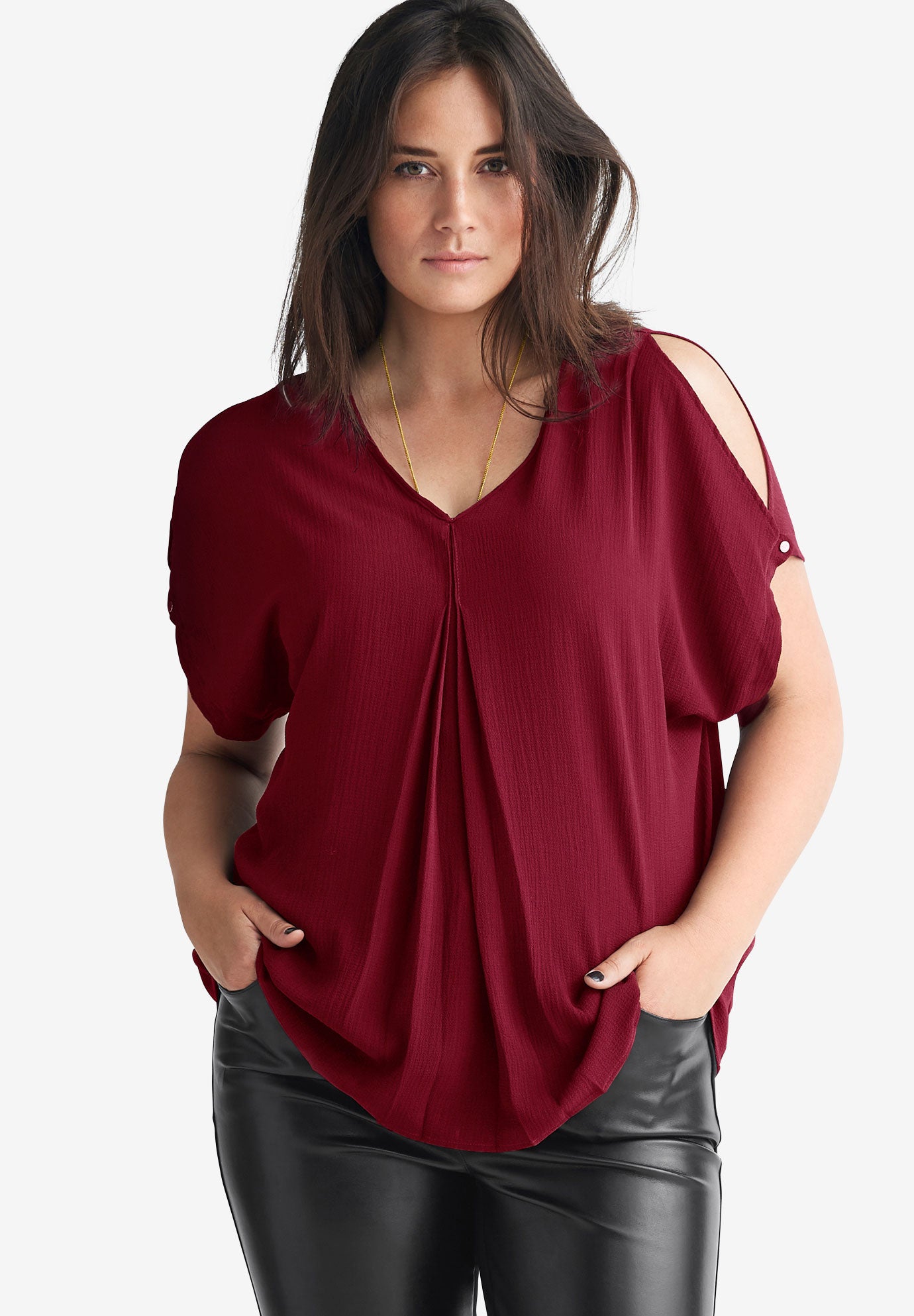 Slit Sleeve Blouse Ellos
