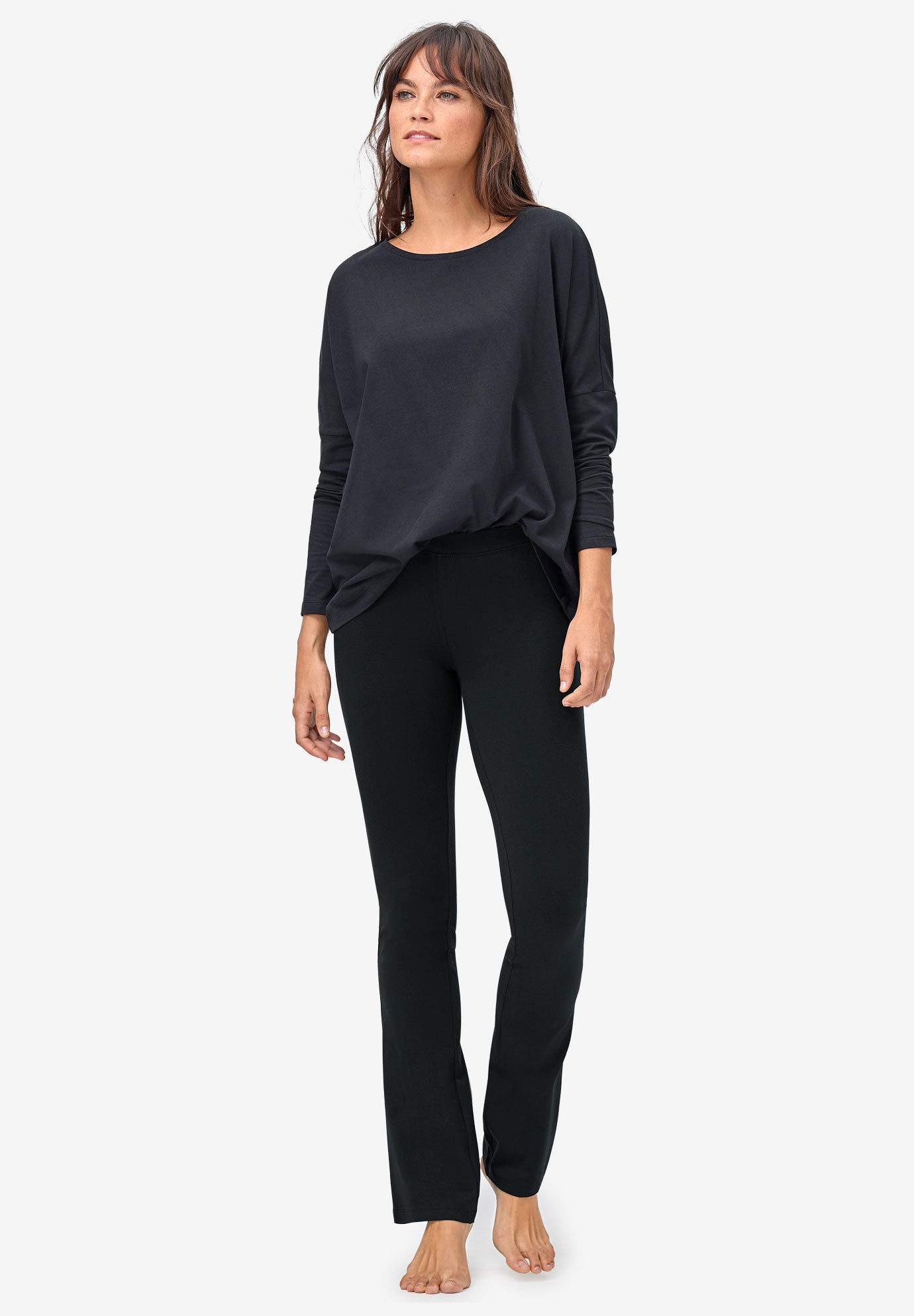 ellos Womens Plus Size Knit Bootcut Leggings