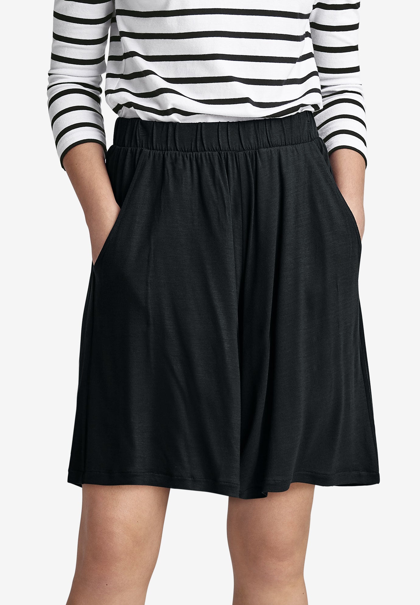 Long flowy shorts top