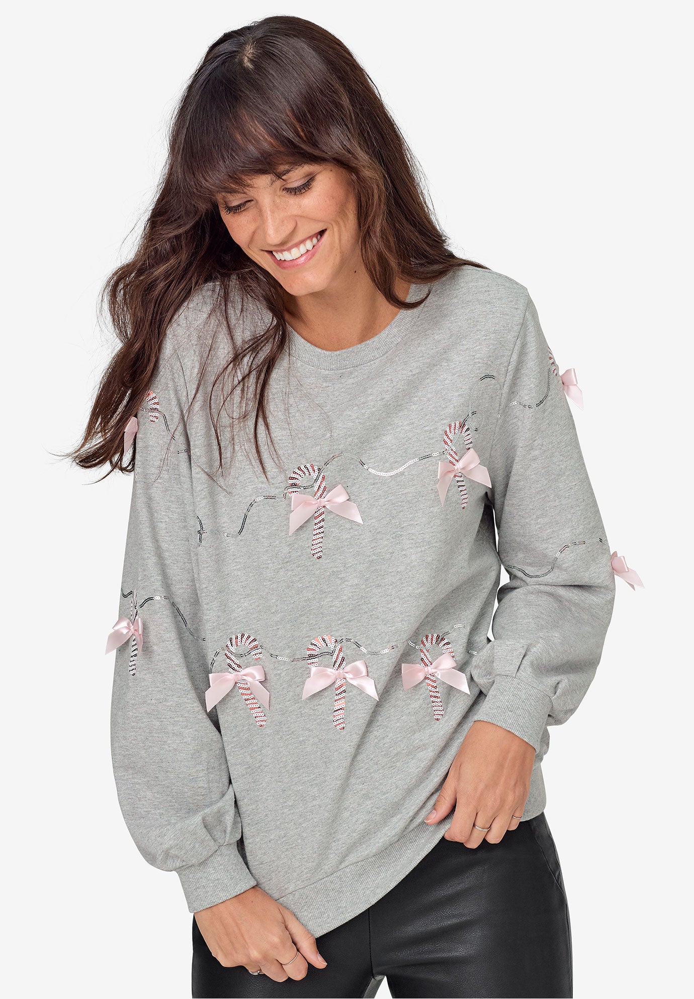candy cane sweatshirt