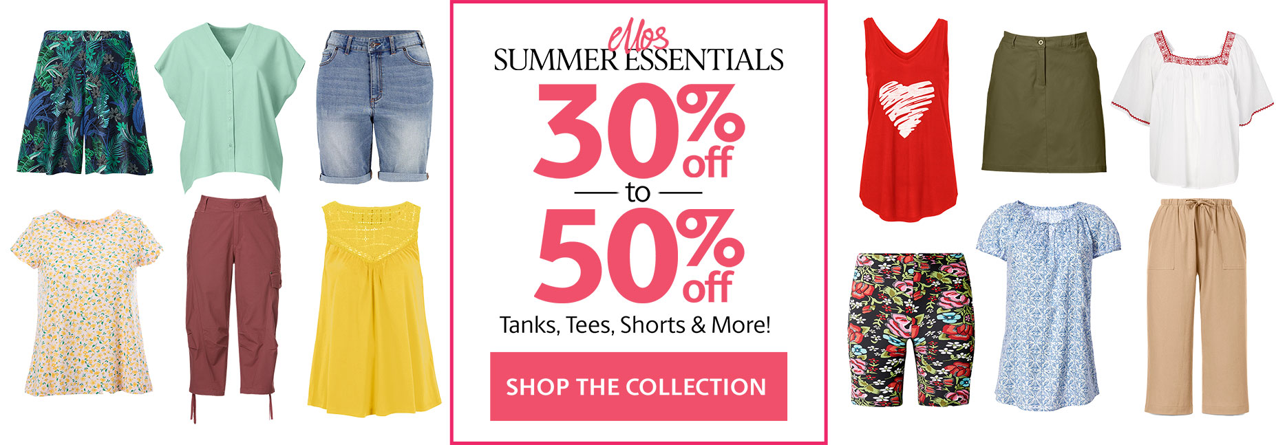 Summer Essentials Ellos - 30 - 50%Off Tanks Tees & More