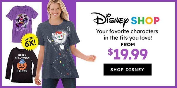 Click to shop Disney