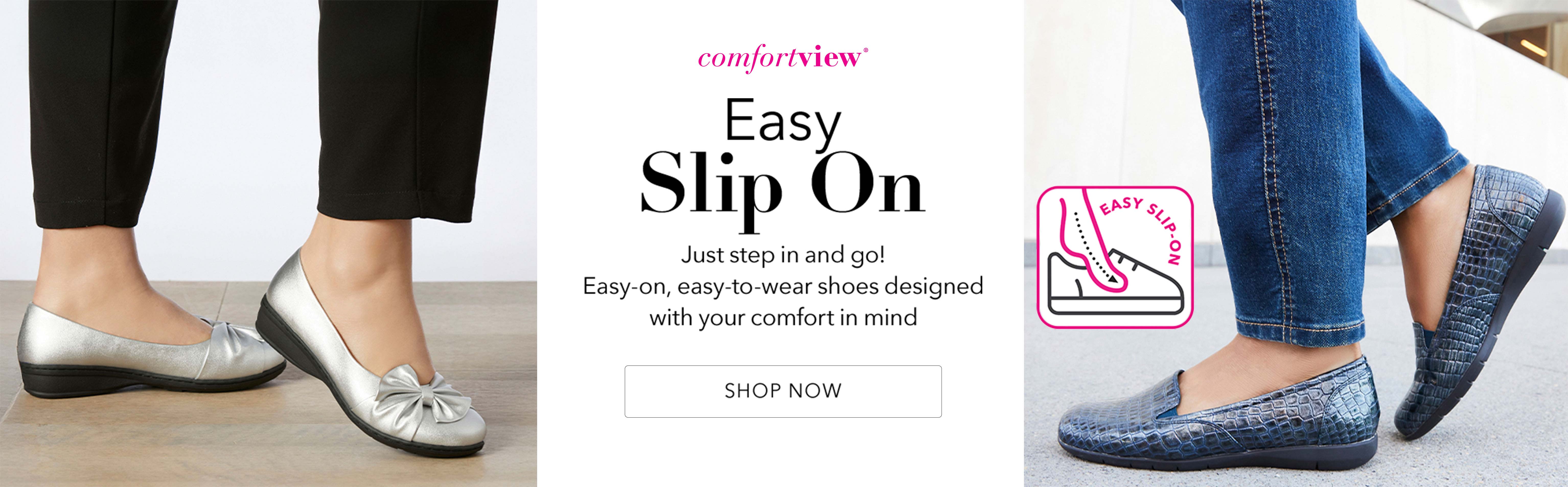 Easy Slip On Shop Now