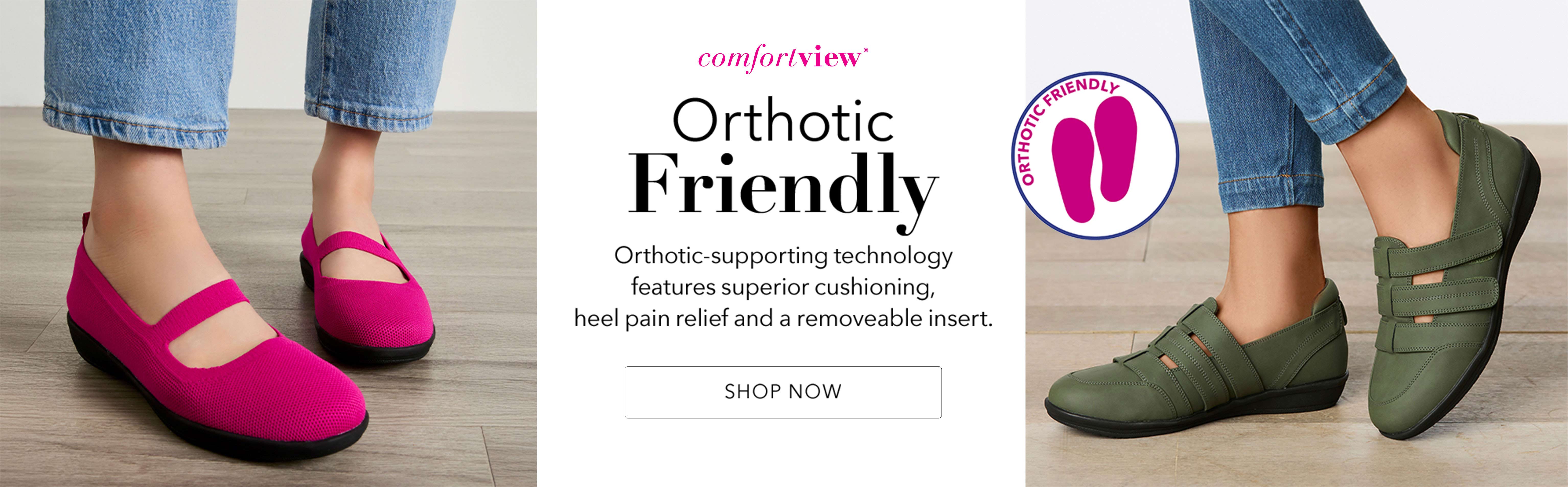 Orthotic Friendly Shop Now